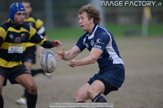 2012-10-14 Rugby Union Milano-Rugby Grande Milano 1331